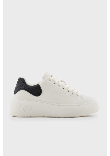 Armani Exchage Logolu Platform Taban Sneaker Ayakkabı Bayan Ayakkabı XDX188 XV937 N480