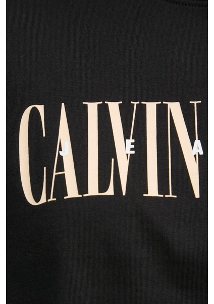 Baskılı Pamuklu Oversize Fit Yuvarlak Yaka Crop T Shirt J20J225578BEH Bayan T Shirt J20J225578 Beh indirimleri