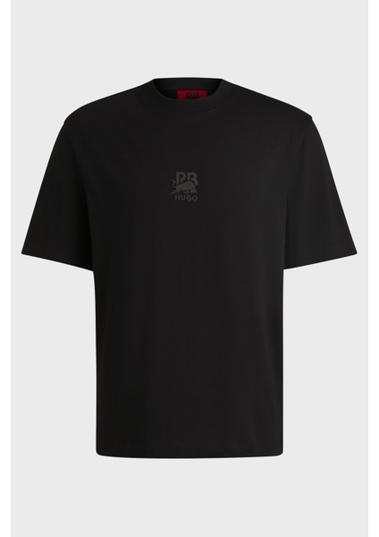 Pamuk Relaxed Fit Bisiklet Yaka Logolu T Shirt Erkek T Shirt 50542766 001 fırsatları