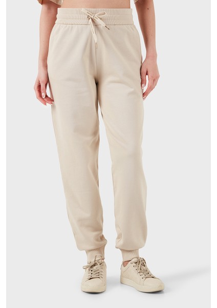 Relaxed Fit Lastikli Bel Ribanalı Paça Pantolon Bayan Pantolon XW000319 AF12217 U1095