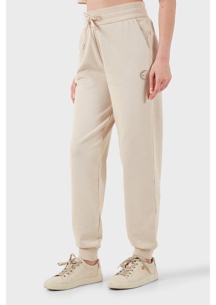 Relaxed Fit Lastikli Bel Ribanalı Paça Pantolon Bayan Pantolon XW000319 AF12217 U1095