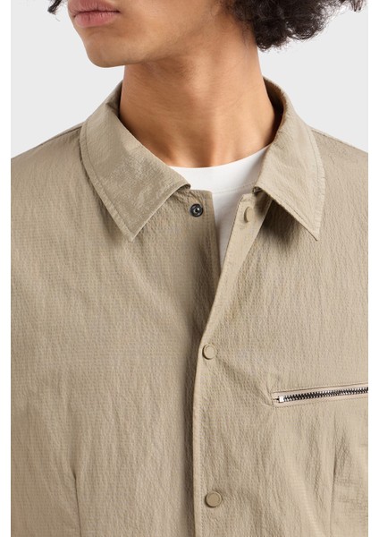 Astarlı Regular Fit Çıtçıt Düğmeli Düz Yaka Ceket Erkek Ceket XM000435 AF13138 U6167 fırsatları