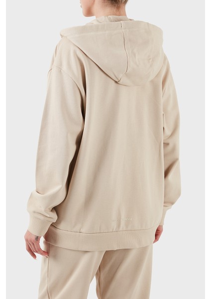 Pamuk Relaxed Fit Kapüşonlu Fermuarlı Sweat Bayan Sweat XW000318 AF12217 U1095