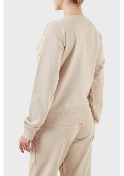 Pamuk Relaxed Fit Bisiklet Yaka Sweat Bayan Sweat XW000317 AF12217 U1095