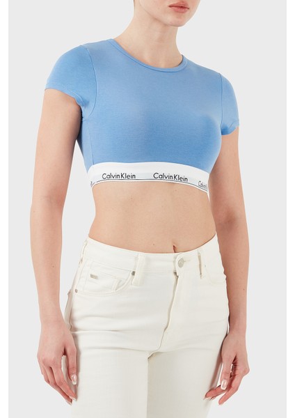 Pamuk ve Modal Karışımlı Slim Fit Logolu Top LV00QF7213PWB Bayan Sütyen LV00QF7213 Pwb