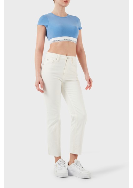 Pamuk ve Modal Karışımlı Slim Fit Logolu Top LV00QF7213PWB Bayan Sütyen LV00QF7213 Pwb modelleri