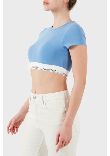 Pamuk ve Modal Karışımlı Slim Fit Logolu Top LV00QF7213PWB Bayan Sütyen LV00QF7213 Pwb indirimleri