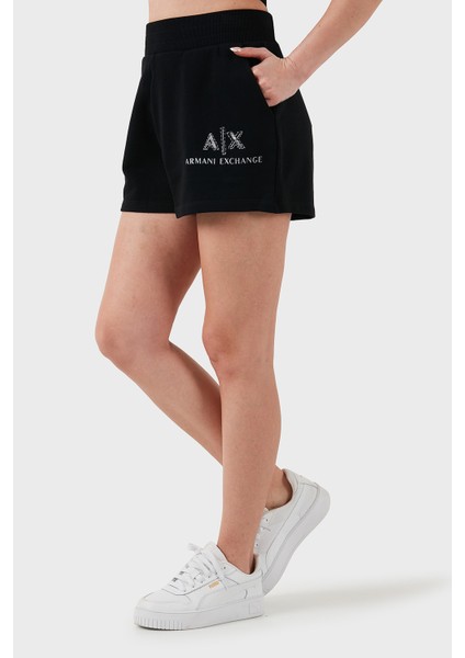 Pamuk Lastikli Bel Logolu Short Bayan Short XW001052 AF11851 UC001