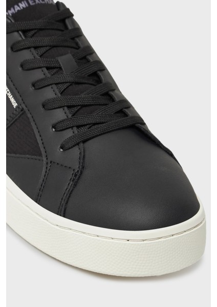 Armani Exchage Logo Baskılı Kalın Taban Sneaker Ayakkabı Erkek Ayakkabı XUX241 XV911 K001 indirimleri