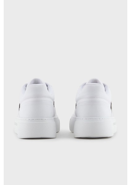 Armani Exchage Logolu Şerit Detaylı Kalın Taban Sneaker Ayakkabı Bayan Ayakkabı XDX176 XV917 K488 indirimleri