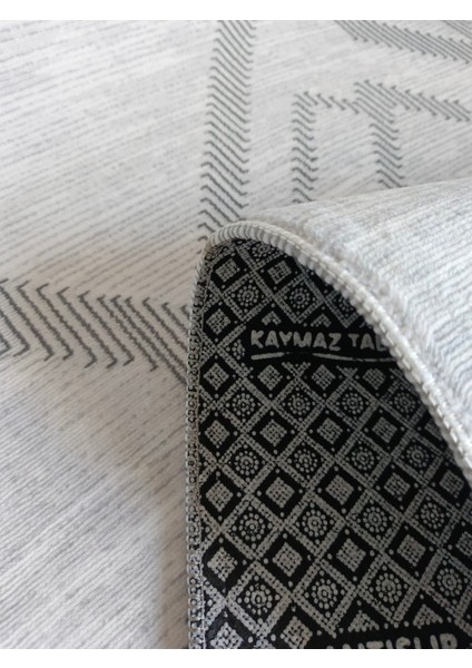 Gri Kaymaz Yolluk - Yıkanabilir Dört Mevsim Halı | Salon, Banyo, Balkon, Genç Odası fırsatları