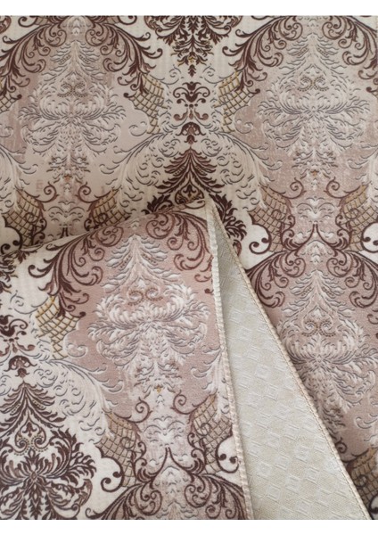 Kahverengi Kaymaz Yolluk - Yıkanabilir Dört Mevsim Halı | Salon, Banyo, Balkon, Genç Odası modelleri