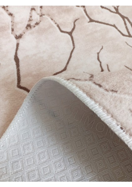 Krem Kaymaz Yolluk - Yıkanabilir Dört Mevsim Halı | Salon, Banyo, Balkon, Genç Odası fırsatları