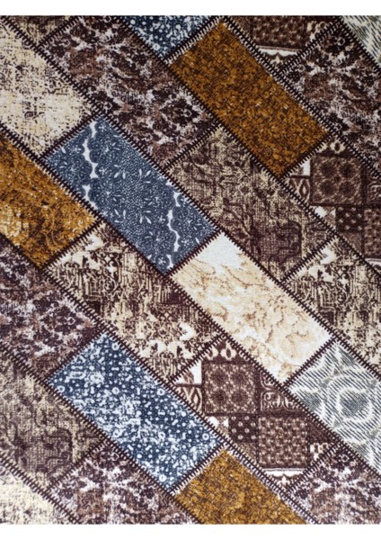 Rengarenk Kaymaz Yolluk - Yıkanabilir Dört Mevsim Halı | Salon, Banyo, Balkon, Genç Odası modelleri