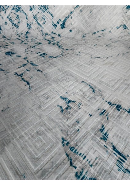 Mavi Kaymaz Yolluk - Yıkanabilir Dört Mevsim Halı | Salon, Banyo, Balkon, Genç Odası fiyatları