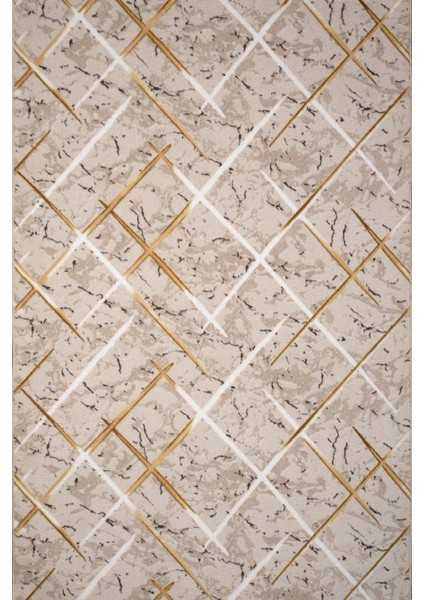 Gold Kaymaz Yolluk - Yıkanabilir Dört Mevsim Halı | Salon, Banyo, Balkon, Genç Odası