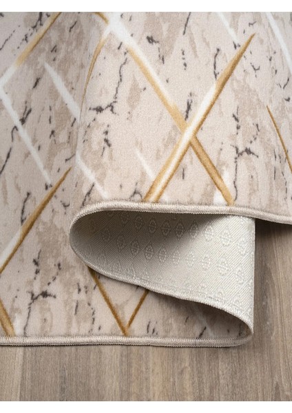 Gold Kaymaz Yolluk - Yıkanabilir Dört Mevsim Halı | Salon, Banyo, Balkon, Genç Odası