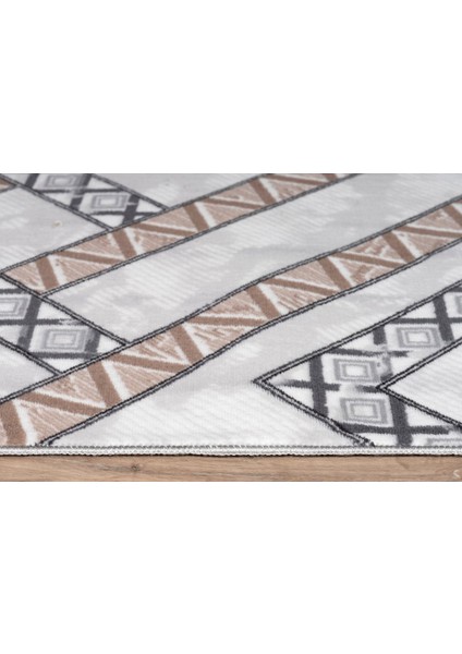 Kahverengi Kaymaz Yolluk - Yıkanabilir Dört Mevsim Halı | Salon, Banyo, Balkon, Genç Odası fiyatları