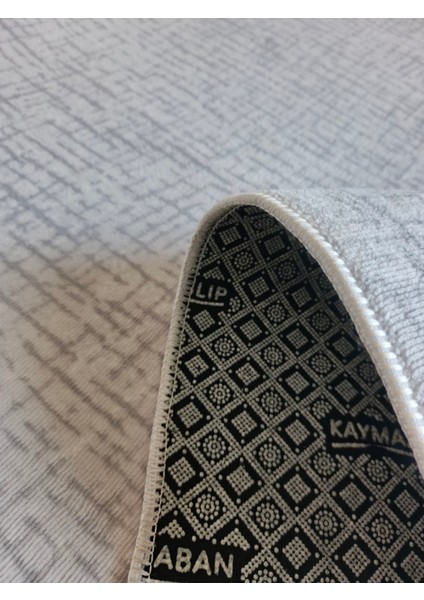 Gri Kaymaz Yolluk - Yıkanabilir Dört Mevsim Halı | Salon, Banyo, Balkon, Genç Odası fırsatları