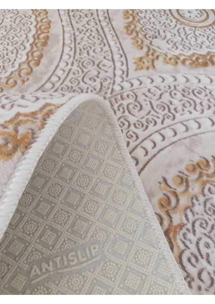 Gold Kaymaz Yolluk - Yıkanabilir Dört Mevsim Halı | Salon, Banyo, Balkon, Genç Odası