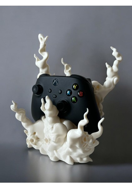 Kurukafa Tasarımlı Ps5/ps4/xbox Gamepad Standı, Kol Tutucu, Joystick Standı