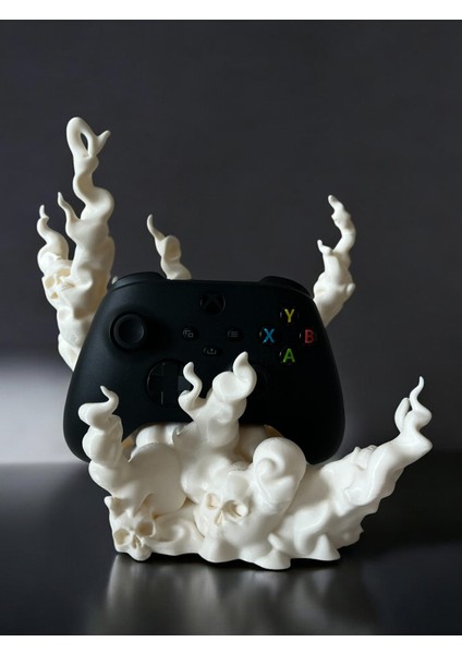 Kurukafa Tasarımlı Ps5/ps4/xbox Gamepad Standı, Kol Tutucu, Joystick Standı