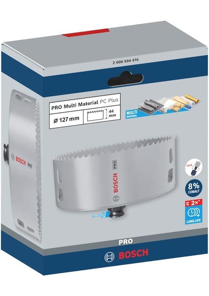 Pro Multi Material Pc Plus Delik Açma Panç 127 mm fiyatları