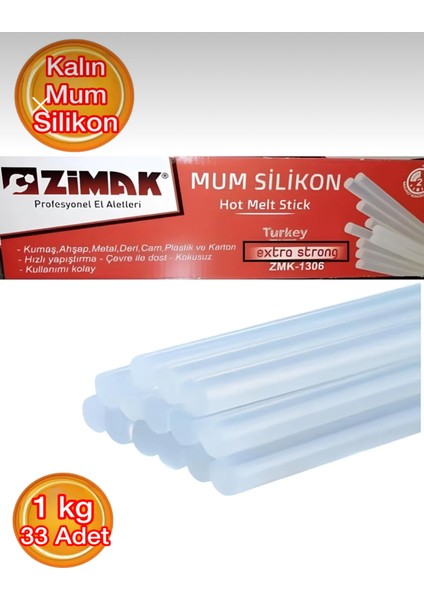ZMK-1306 Kalın Mum Silikon 1 kg