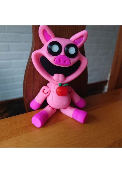 Poppy Playtime - Pickypiggy - Flexy 3D Baskı Dekoratif Figür