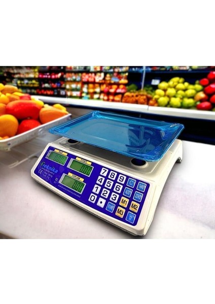 Terazi 40 kg / 2 gr Elektronik Dijital Bakkal Manav Market Pazarcı Terazisi