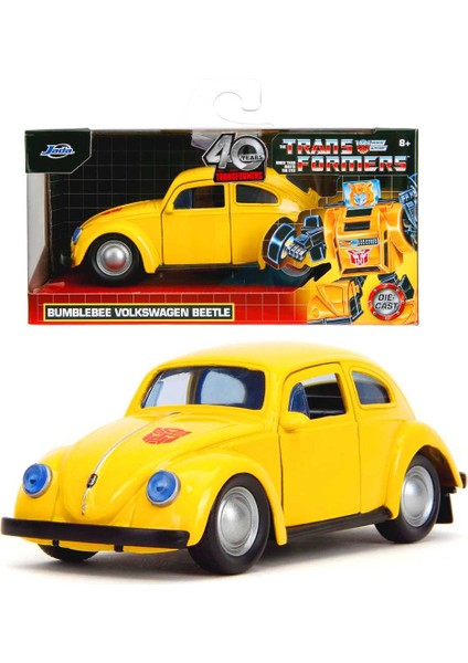 Simba Jada Transformers 3112012 Bumblebee Volkswagen Beetle Die Cast Metal Araba 1:32
