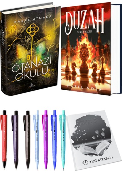 Duzah 1: Nemea Vadisi Ciltli ve Ephesus Ötanazi Okulu 3 Ciltli Maral Atmaca 2li Set + Hediyeli