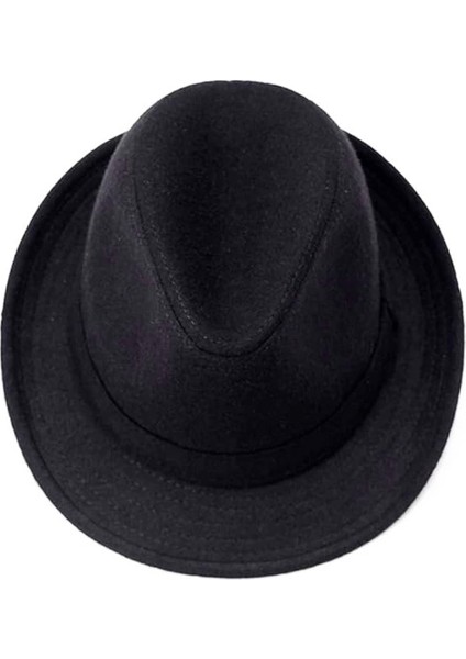 Ttt Çocuk Boy Siyah Kumaş Fötr Şapka Gösteri Şapkası Michael Jackson Şapkası 54 No fiyatları