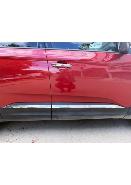 Opel Grandland x Krom Yan Kapı Çıtası 4 Kapı P.çelik 2017 ve Sonrası