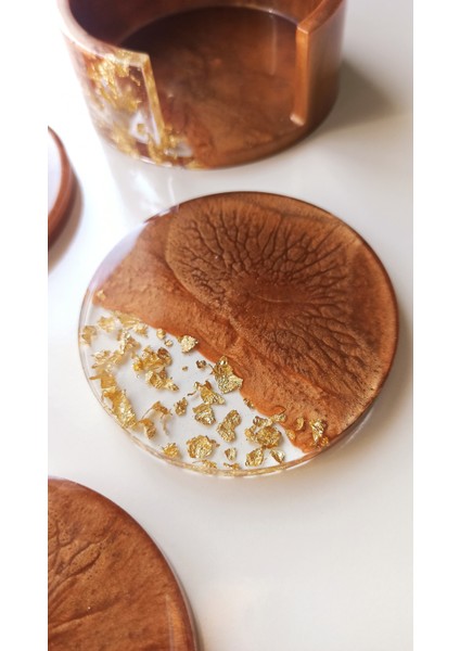 Tutucu ve Bardak Altlığı Seti 4'lü, Yeni Ev Dekoru ve Hediye, Modern Bardak Altlığı Seti, Reçine Bardak Altlıkları, Kişiselleştirilmiş Hediyeler, Eve Taşınma Hediyeleri,