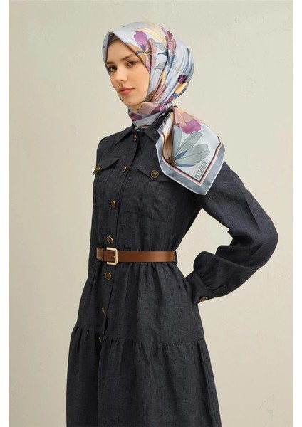 35 Twill Ipek Eşarp 9312D