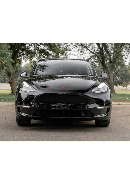 Tuning Tesla Model 3 S X Y Logo Ön Kaput Kırmızı Rozet Amblem