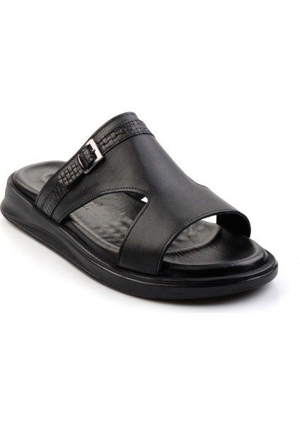 Siyah Leather Erkek Terlik E04433001143 fiyatları