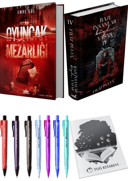 Bazı Insanlar Böyle Yaşar 4 Ciltli ve Guardian Oyuncak Mezarlığı Ciltli Emre Gül 2li Set + Hediyeli