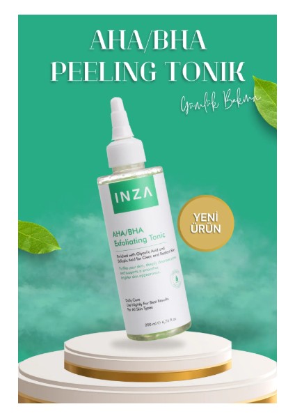 Gözenek Sıkılaştırıcı, Canlandırıcı ve Arındırıcı Tonik 200 ml Glycolic Acid Aha Bha