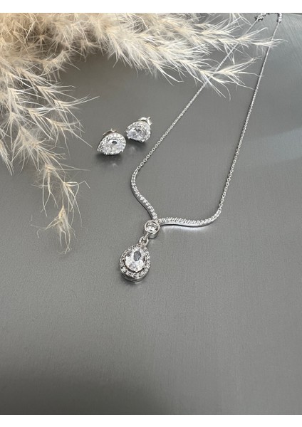 Damla Model Gümüş Baget Set fırsatları
