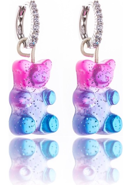 Sugar Bear I Gümüş Küpe