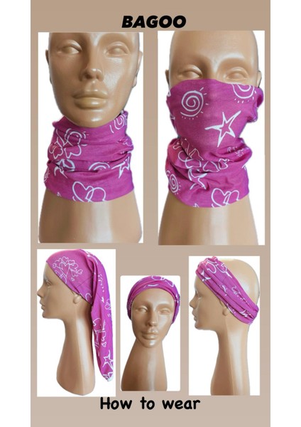 Bagoo Buff- Baf- Bandana- Boyunluk- Saç Bandı fırsatları