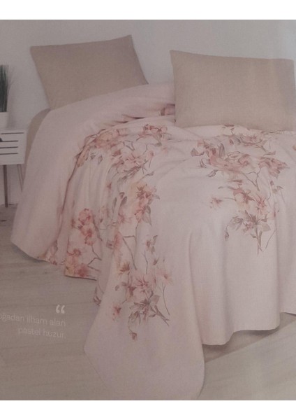 Cb Fixe Tek Kişilik Pike Takımı Pansy Bej