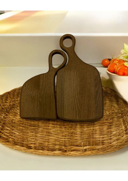 2'li Ceviz Ağacı Kesme Tahtası