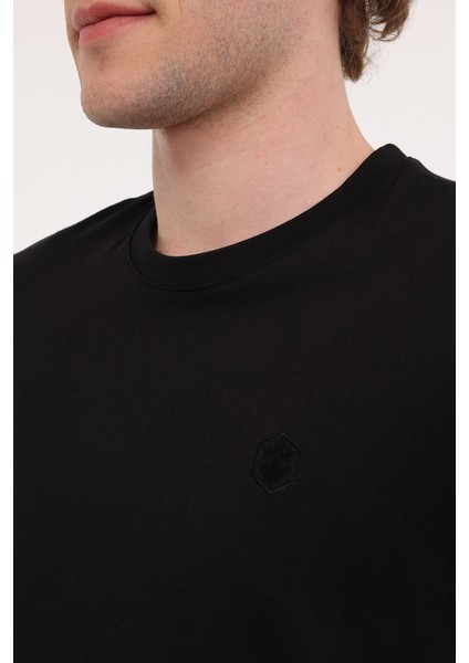 MB CT102 C Nk T-Sh 5fx Siyah Erkek Kısa Kol T-Shirt