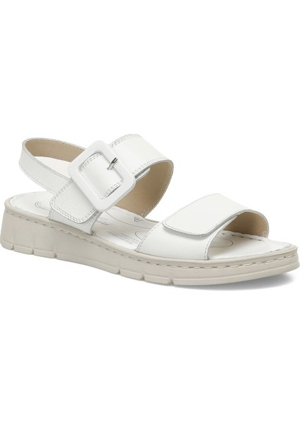 166245.Z5FX Beyaz Kadın Comfort Sandalet fiyatları