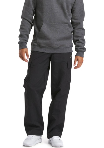 Icon Elements Woven Cargo Siyah Erkek Pantolon