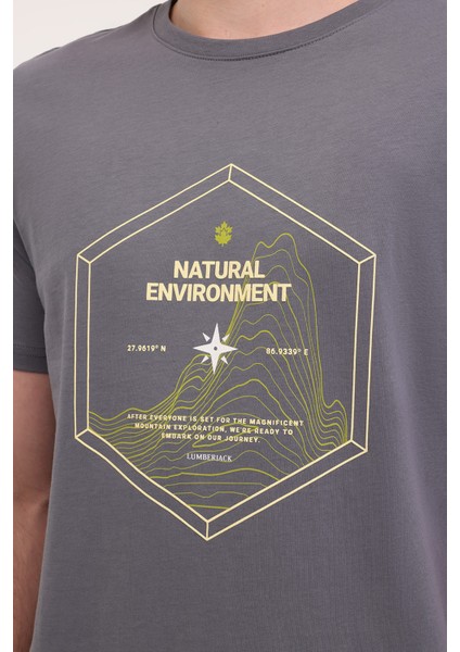 ml Emıl 11TRV19 5fx Gri Erkek Kısa Kol T-Shirt fırsatları
