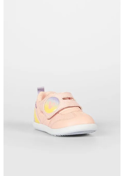 Donut Ortapedik Kauçuk Hafif Taban Cırtlı Bebe Ilk Adım Spor Ayakkabı Pudra modelleri